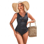 CHARMLEAKS &Uuml;hes t&uuml;kis ujumistrikoo naiste Pectoral Cross V kraega ujumiskost&uuml;&uuml;m Seksikas Monokini ujumisriided S-XL S