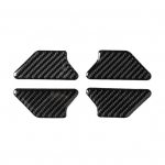4 tk Carbon Door Inside Fiber kleebiste autok&auml;epide VW Golf 6 R MK6 jaoks