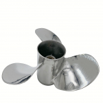 Paadi propeller 9 7/8x13 sobib Yamaha p&auml;ramootorile 25HP-30HP 3 labaga roostevabast terasest 10 hambaga OEM NO: 664-45949-02-EL 9,875 x 13 YSS310978x13RH