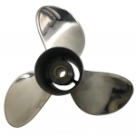 Paadi propeller 9 1/4x10 sobib Tohatsu p&auml;ramootorile 9,9HP-15HP 3 labaga roostevabast terasest 14 hambaga OEM NO: 3BAB64521-1 9,25x10 TSS314914x10RH