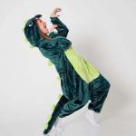Kigurumi Animal Cosplay kapuutsiga kombinesoon pidžaama meeste naiste pikkade varrukatega talvine soe Rompe magamisriided Panda Lion, leopard, elevant, sebra, tiiger cosplay L