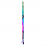 C Curve Nail Clamp Metal Cuticle Pusher clip Forming Tools Rose Gold