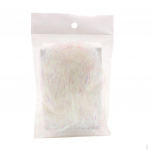 Iriscent Shreds Gift Wrap Basket Filler Party Present Decor Accessory - valge, nagu kirjeldatud