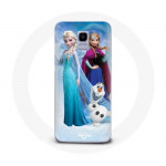 &Uuml;mbris Samsung Galaxy A8 2018 Frozen Elsa Anna Olafi jaoks