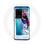 &Uuml;mbris Samsung Galaxy S20 Ultra Frozen Elsa Anna Olafi jaoks