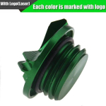 With logo GLADIUS New Aluminum Motorcycle Engine Oil Filter Cup Plug Cover Screw For SUZUKI GLADIUS GSX 1250F 2010- 2018 must