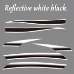 For Kawasaki Z900RS Z900 RS Z 900RS 2022 2023 decals prints stickers film body stickers waterproof sunscreen decoration modifica Reflective black