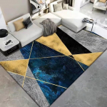 Geomeetriline vaip elutuppa Sametine vaip Lapsed Magamistoa Voodivaibad Pehmed ruudukujulised kohevad vaibad Kodu Diivanilaud Dekoratsioonimatt 80x160cm