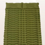 Uus laiendatud ja paksendatud v&auml;limagamismatt Kerge kaasaskantav t&auml;ispuhutav matt piknikumatt Matkapikniku topelt niiskuskindel matt l&otilde;unas&ouml;&ouml;k magamismatt 200x140x10cm armee roheline v&auml;rv