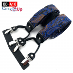 T&auml;iskasvanute meeste Y-kujuline 6 klambriga žakaarkangast nahast rihm, reguleeritav elastne seljarihm Meeste traksid koos p&ouml;&ouml;rlevate konksude ja elastsete rihmadega Y-seljaosa