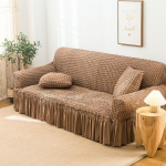 Voldis Seersuckeri diivanikate elutuppa Paks elastne tugeva veniva diivani katted 1/2/3/4 istmega diivani tugitooli kate 145-185cm