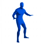T&auml;iskombine Unisex Spandex Stretch Adult Adult Kost&uuml;&uuml;m Kaduv mees Body &uuml;likond 140 tumesinine v&auml;rv