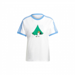 Adidas Originals X Moomin Koost&ouml;&ouml; 3-triibuline T-s&auml;rk Koomiksitr&uuml;kiga Naiste Topp Valge IB9938 XXS