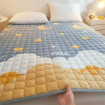 Uus Milk Velvet tepitud madrats pehme padi majapidamisvoodi madrats kaitsepadi Hotel tatami voodipadi 200*220cm