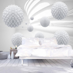 Moodne lihtne fototapeet 3D sf&auml;&auml;rilise geomeetriaga ruumi seinatapeet Elutoa kontori taustadekoratsioon 200 cm(W) x 140 cm(H)
