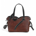 Johnature ehtsast nahast &uuml;hev&auml;rvilised naiste kott K&auml;sitsi valmistatud retro k&auml;ekotid Suure mahutavusega &otilde;lakotid ja p&otilde;ikkotid kollane