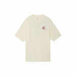 Jordan X Teyana Taylor Kapsel Vintage Logo Roosiga Tikitud T-s&auml;rk (Aasia v&auml;ljaanne) Naiste topid beež FB2641-113 M
