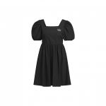 Adidas Originals X Monkey Kingdom &uuml;hiskaubam&auml;rgiga kootud kleit, l&uuml;hikeste varrukate ja sportliku kandilise kaelusega naiste kleit IP1771 S