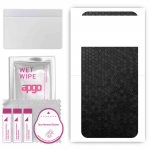 apgo Protective Skin Sticker for the back compatible with Xiaomi Redmi Note 11R, Wrap Film, Foil, Vinyl - Pattern Black Honeycomb