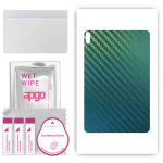 apgo Protective Skin Sticker for the back compatible with Huawei MatePad 10.4, Wrap Film, Foil, Vinyl - Pattern Carbon Chameleon CAKA1