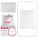 apgo Ultra Clear Protective Skin Sticker for the back compatible with Apple iPad Wi-Fi + 3G, Wrap Film, Hydrogel Film, Flexible, Soft TPU with positio