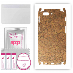 apgo Protective Skin Sticker for the back+sides compatible with OnePlus 5, Full Wrap Film, Foil, Vinyl - Pattern Rusty Copper