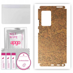 apgo Protective Skin Sticker for the back+sides compatible with Samsung Galaxy Note 20 Ultra, Full Wrap Film, Foil, Vinyl - Pattern Rusty Copper