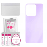 apgo Anti-Blue 9H Hybrid protective glass compatible with Tecno Spark 8C, flexible nano glass, great replacement for tempered glass, scratch-resistant