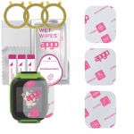 3x apgo Ultra-Clear Hybrid kaitseklaas, mis &uuml;hildub Forever Kids Watchiga FIND ME KW-200, painduv nanoklaas, suurep&auml;rane asendus karastatud klaasile