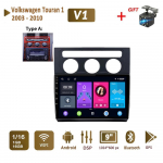2Din Androidi autoraadio Volkswagen Touran 1 jaoks 2003-2010 Multimeedia Carplay Auto WIFI peaseade Stereonavigatsioon 2+32GB 1+16GB,A