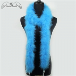 2 meetrit 35g kohevad kalkuni suled Boa Marabou sulgedest &otilde;hukesele &otilde;htukleidile/riietusele/sallile/Cosplay kaunistuseks Uus 5pcs