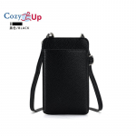 Cozy Up mobiiltelefonikott Crossbody kott Naiste &uuml;he &otilde;laga minikott 17x10.5x3cm must