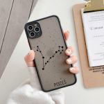 iPhone 13 12 11 Pro Max Twelve Constellation telefoni&uuml;mbris iPhone 12Mini XS Max X XR 7 8 Plus SE2020 matt p&otilde;rutuskindel Coque jaoks iphone 7 Plus Or 8 Plus