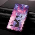 Pandas in the Starry Sky PU nahast rahakoti &uuml;mberp&ouml;&ouml;ratav fotoraami &uuml;mbris iPhone'ile Samsung Huawei Honor Xiaomi Redmi Oppo Vivo Google TCL Infinix... Tecno Camon 30