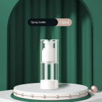 15ml 30ml 50ml Clear Airless Cosmetic Cream Pump Bottle Travel Size Dosser meigikonteiner kreemgeelkreemi jaoks