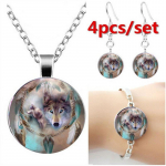 Creative Dream Catcher Time Gem kaelakee komplekt Naistele Mandala Time K&auml;ev&otilde;ru K&otilde;rvar&otilde;ngad Ehete Komplekt