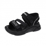 Platvorm Naiste sandaalid Suvised rannajalatsid Velcro Slides Vabaaja Sandaalid Avatud varvastega Naiste spordisandaalid 40 valge