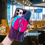 Telefoni&uuml;mbris Apple IPhone 13 12 11 Mini Pro MAX SE X XS XR 8 7 6 S Plus must kate Taga 3D kaitseraua Trend tagumik Seksikas Beauty iPhone 6 ( 6S ) Plus