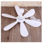 5v 6 labaga laeventilaator 16,5-tolline rippuv USB-ventilaator &Otilde;hujahuti matkamiseks &uuml;hiselamu koduvoodi USB Ceiling Fan 5V
