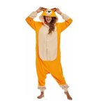 Bluey Onesies Naiste Pajams Kigurumi Cartoon One Piece Cosplay kost&uuml;&uuml;m Halloweeniks S kaadmiumoranž v&auml;rv