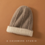 Naiste ka&scaron;miirm&uuml;ts, Qinghe ka&scaron;miir, 100% ka&scaron;miir, s&uuml;gis- ja talvem&uuml;ts, soe, moodne, pruun