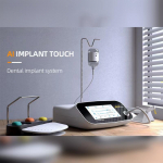 Hambaimplantaadi mootor Kirurgiline puurimismootor 20-ga:1 Optic Fiber Contra Angle k&auml;siinstrumendiga suu niisutaja implantaadi seade 2 holes valge/must