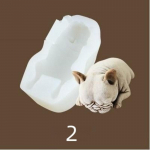 Isetegija koomiksifilm Sharpei koeraliimi vormi k&uuml;&uuml;nal silikoonvormi j&auml;&auml;tise k&uuml;psetamise t&ouml;&ouml;riist 6