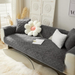 Moodsad diivanikatte istmekatted &Uuml;hev&auml;rvilised Pl&uuml;&uuml;sist Stereoskoopiline Žakaarkangas Diivanikaitse Kodukujundus Diivanikate Talveks Soe Padi 30x50cm pillowcase tumehall v&auml;rv