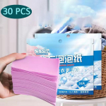 30 tk pesupesemisvahendi seebileht, plastist vaba kontsentreeritud pesu, tugev pesu vidin pesumasina jaoks valge