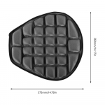 Mootorratta istmepadi 3D Moto &otilde;hkistmepadi jahutuspadi Jalgrattas&otilde;idu Cruiser Touring sadulamatt R&otilde;huvaba s&otilde;idu istmekate must