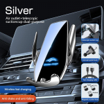 Auto mobiiltelefoni kronstein Automaatne avanemine ja sulgemine Universaalne juhtmevaba laadimine autotelefoni hoidik Auto tuulutusava auto kronstein h&otilde;be