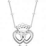 Sparkling Infinity Collier United Regal Crown Hearts Daisy Flower kaelakee 925 Sterling Silver Charm Fashion Diy Ehted
