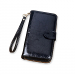 Luksuslik PU-nahast naiste rahakott Moodne pika rahaga m&uuml;ndihoidja Mitmekihiline naiste rahakott vabaaja naiste k&auml;ekott Clutch Bolsa 10*3*19cm roosa punane v&auml;rv