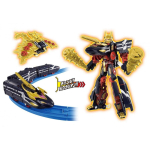 Plarail Shinkansen Transformeeruv Robot Shinkalion DXS103 Must Shinkalion Puur yellow